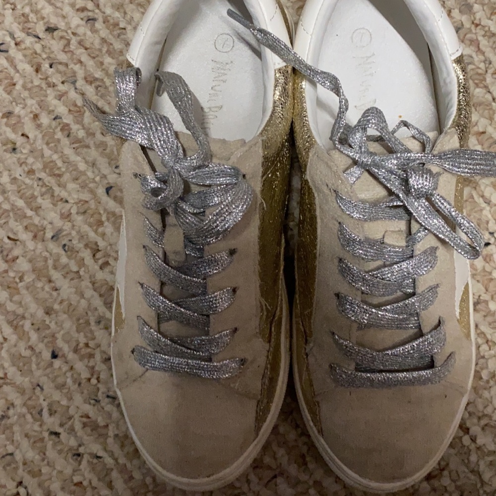 Metallic shoes